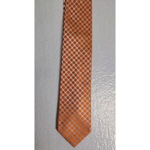 Steve Harvey Celebrity Collection Tie Orange Circles 60" Long